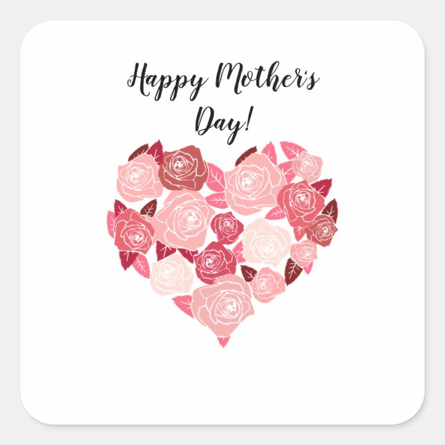 Mother  square sticker (Front)