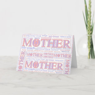 MOTHER: The many roles of a mother - CustomizeCard Holiday Card