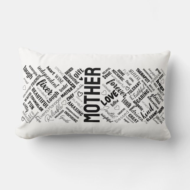 MOTHER Throw Pillow (Front)