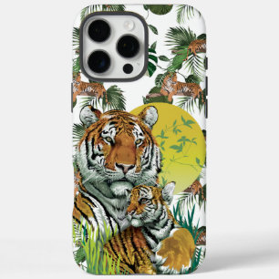 Mother Tiger With Cub iPhone 16 Pro Max Case