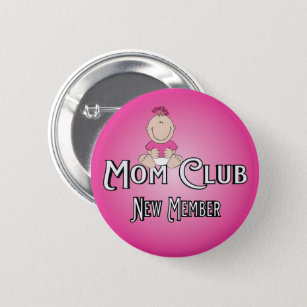 Mother To Be Baby Girl New Mum 6 Cm Round Badge
