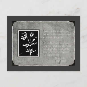 Mother to Daughter Postcard