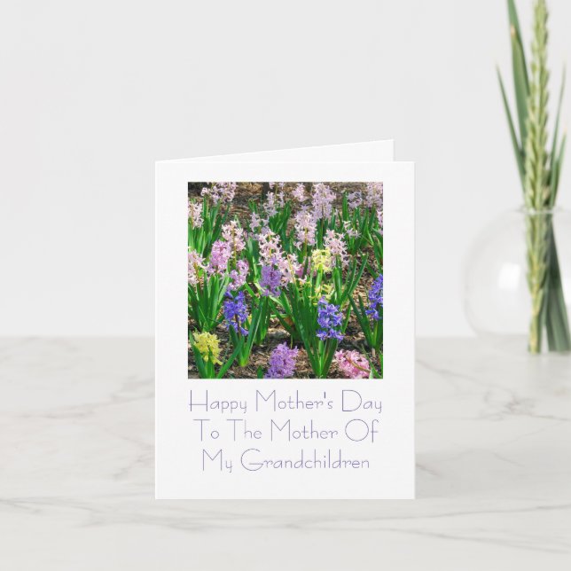 "Mother To My Grandchildren" Mother's Day Card (Front)