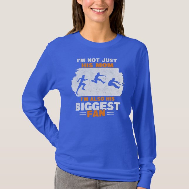 Mother Triple Jumper Track And Field Women Mum Of T-Shirt (Front)