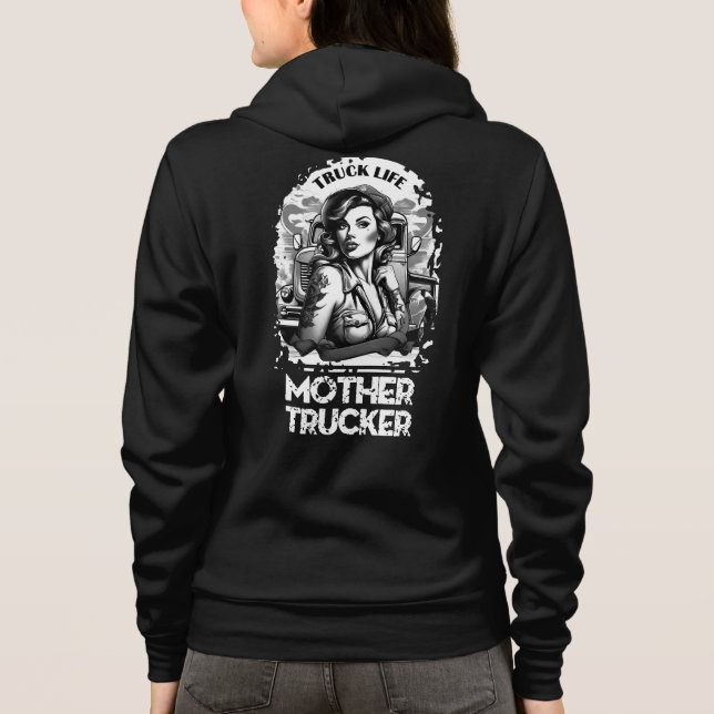 Mother Trucker Hoodie (Back)