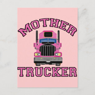 Mother Trucker Postcard