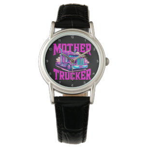 Mother Trucker: Purple Pink Attitude Watch
