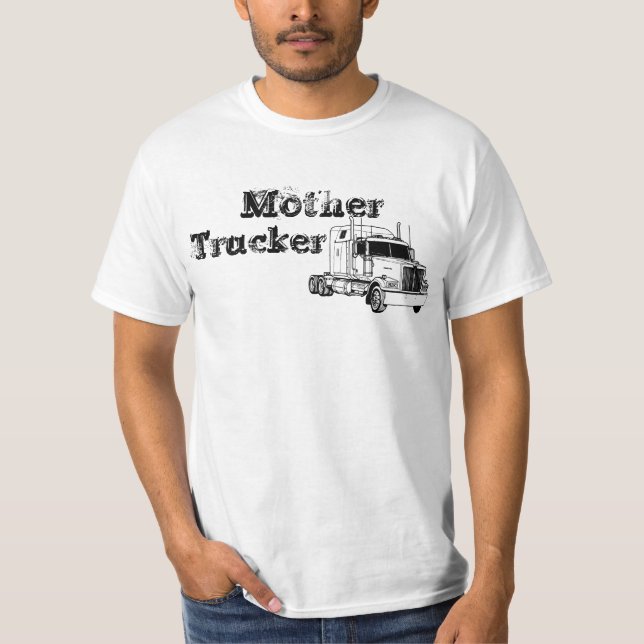 Mother Trucker Tagged T-Shirt (Front)