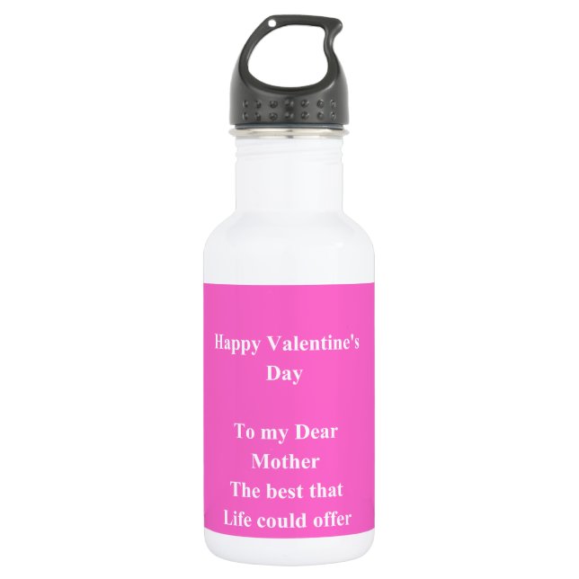 Mother Valentine's day 532 Ml Water Bottle (Front)