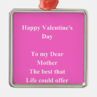 Mother Valentine's day Metal Tree Decoration