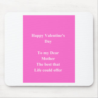 Mother Valentine's day Mouse Pad