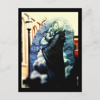 mother with child postcard