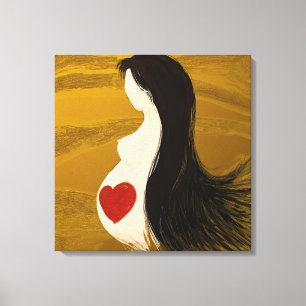 Mother, wrapped canvas