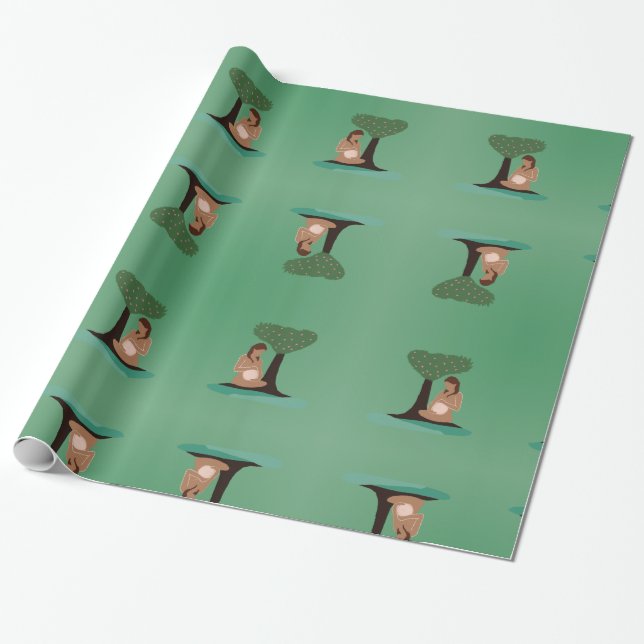 Mother Wrapping Paper (Unrolled)