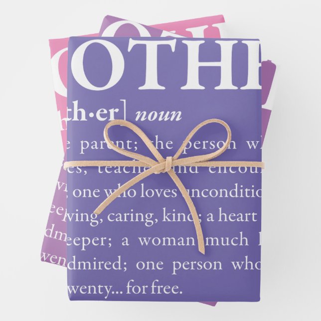 Mother Wrapping Paper Sheet (In situ)