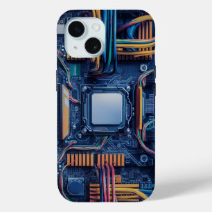Motherboard CPU Components iPhone 15 Case