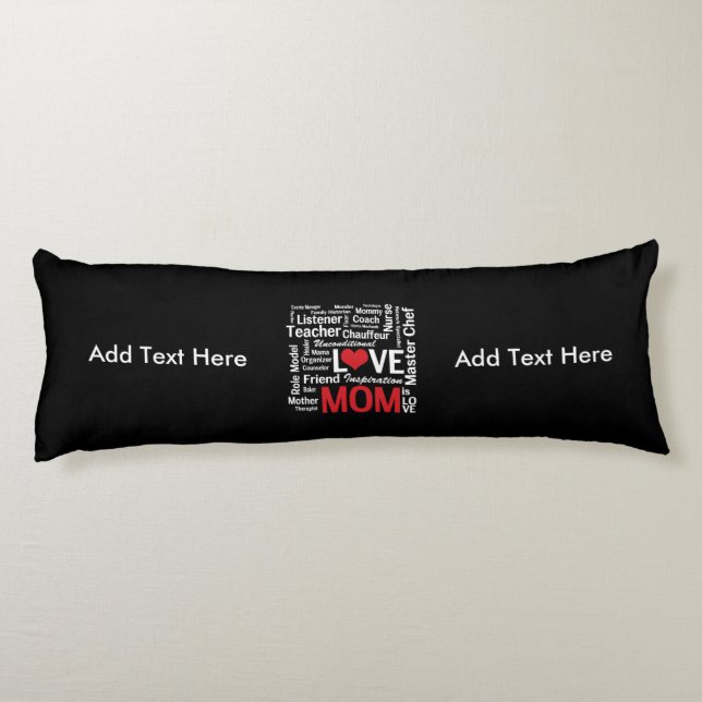 Motherhood - All the Amazing Things Mothers Do Body Cushion (Back)