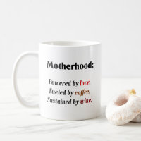 Motherhood Powered by Love Sustained by Wine