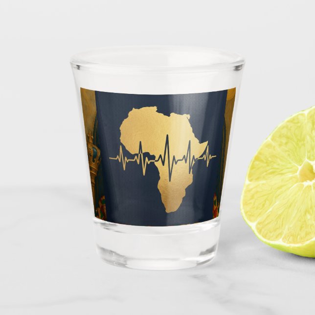 motherland certified  shot glass (Front)