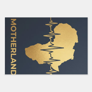 motherland certified  wrapping paper sheet