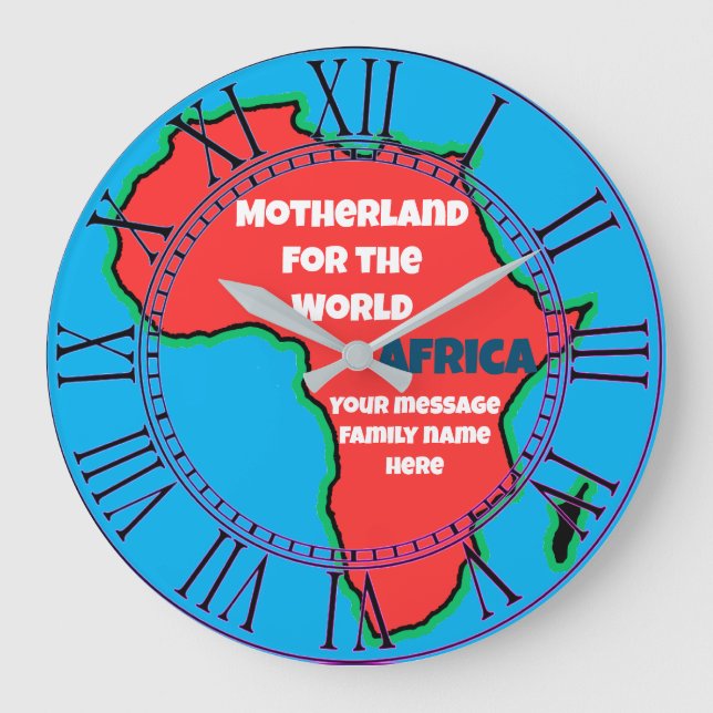 Motherland for the world large clock (Front)