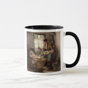 Motherly Affection (oil on canvas) Mug