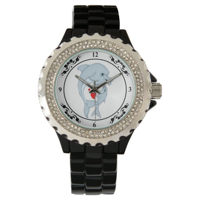 Motherly Dolphin Love Watch (Front)