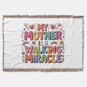 Mothers Are Angels Who Lift Us When Our Wings Throw Blanket