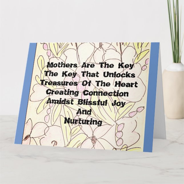 Mothers Are The Key  Card (Front)