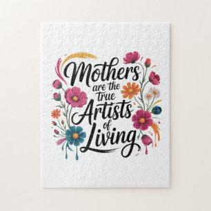 Mothers Are The True Artists Of Living Jigsaw Puzzle