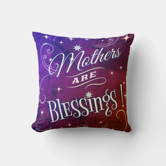 Mothers Blessings Cushion (Front)