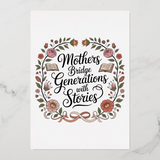 Mothers Bridge Generations With Stories (Front)