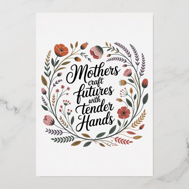 Mothers Craft Futures With Tender Hands (Front)