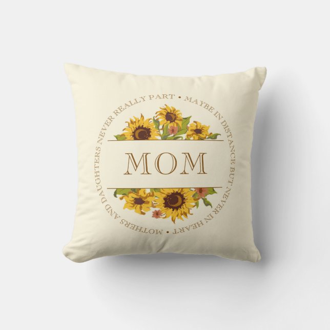 Mothers Daughter Quote Cushion (Front)