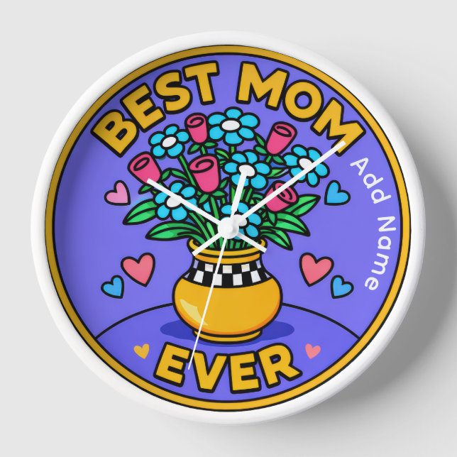 Mother's Day 10" Round Wall Clock (Front)