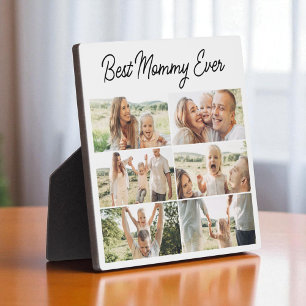 Mother's Day 6 Photo Collage Best Mummy Ever  Plaque