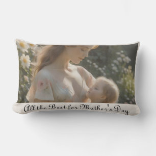 Mother's Day – A Tender Garden Embrace Lumbar Cushion