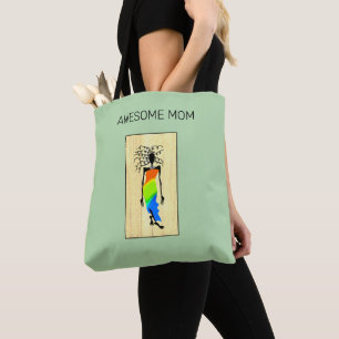 Mother's Day African Art Elegant Awesome Tote Bag
