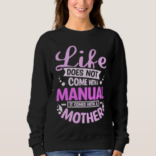 Mother's day and mom with mom son and mom daughte sweatshirt