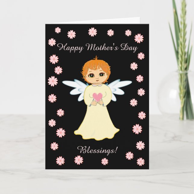 Mother's Day Angel Blessings Card (Front)