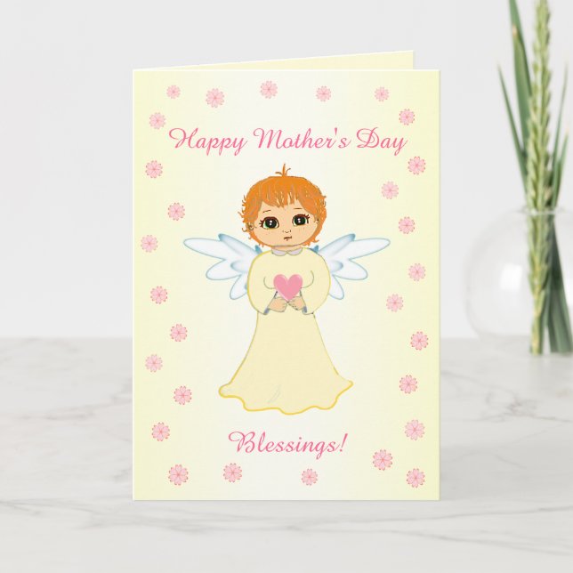 Mother's Day Angel Blessings Card (Front)