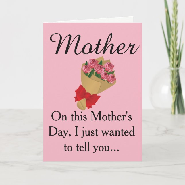 Mother's Day Antinatalist Card (Front)
