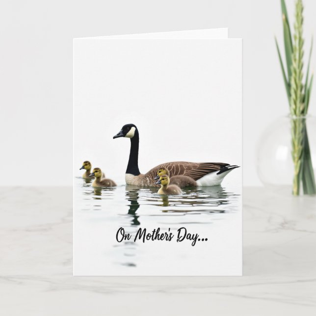Mothers Day Aquatic Bird Card (Front)