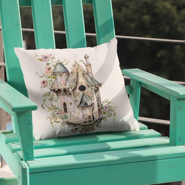 Mother's Day Beautiful Victorian Style Birdhouse  Cushion (Creator Uploaded)