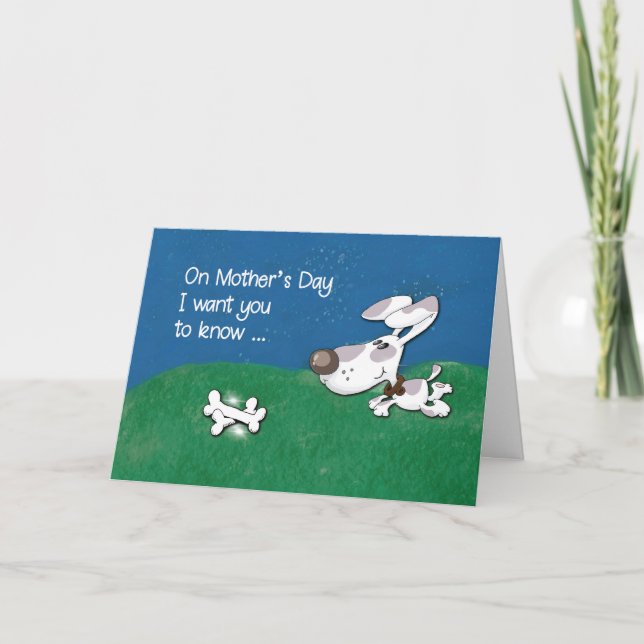 Mother's Day Best Doggone Mum Card (Front)