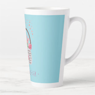 Mother's Day,Best Mom Ever, with Beautiful Flower Latte Mug