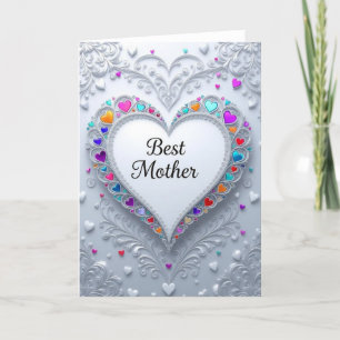 Mother's day,Best Mum, Best mother, Happy Mother's Holiday Card