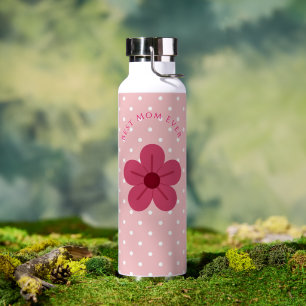 Mothers Day,Best Mum Ever, Elegant,Simple,Trendy Water Bottle