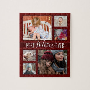 Mother's Day Best Mum Ever Mulit Photo Jigsaw Puzzle