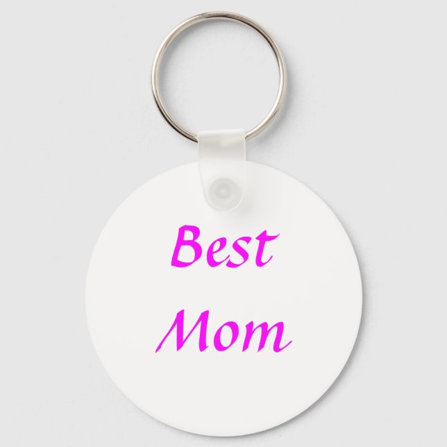 Mother's Day Best Mum Key Ring (Front)